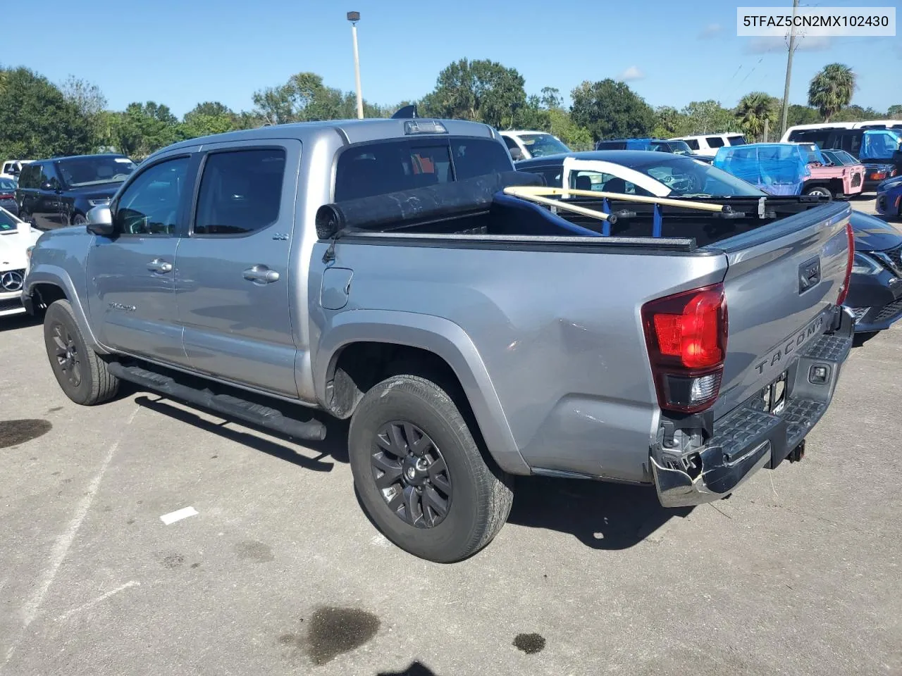 2021 Toyota Tacoma Double Cab VIN: 5TFAZ5CN2MX102430 Lot: 75466024