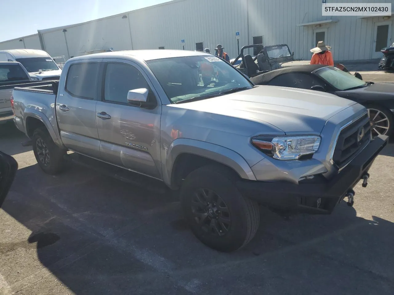 2021 Toyota Tacoma Double Cab VIN: 5TFAZ5CN2MX102430 Lot: 75466024