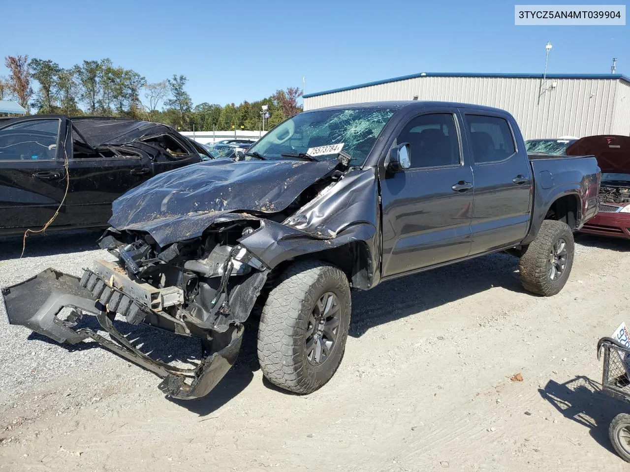 2021 Toyota Tacoma Double Cab VIN: 3TYCZ5AN4MT039904 Lot: 75573784