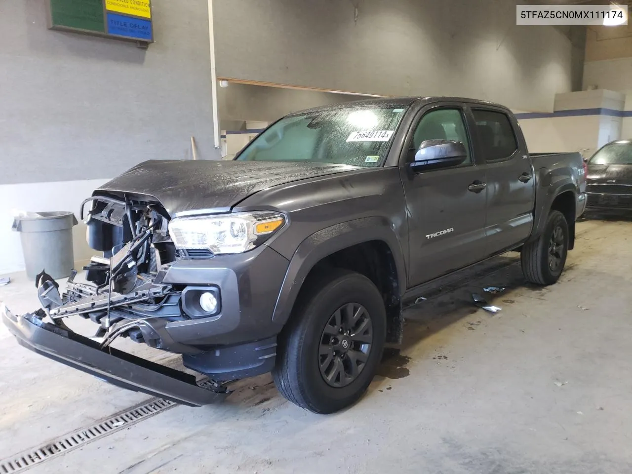 2021 Toyota Tacoma Double Cab VIN: 5TFAZ5CN0MX111174 Lot: 75649114