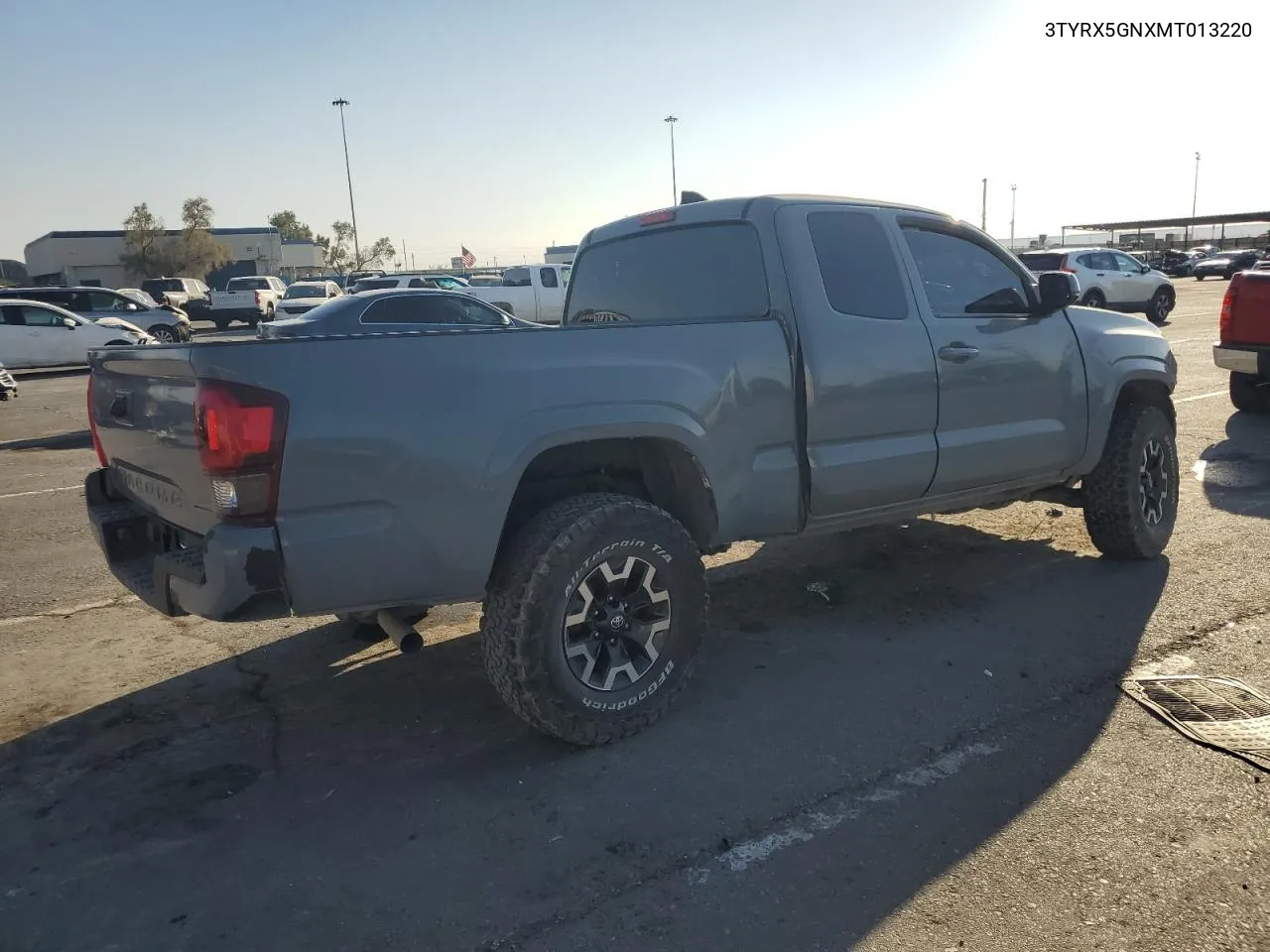 2021 Toyota Tacoma Access Cab VIN: 3TYRX5GNXMT013220 Lot: 76021474