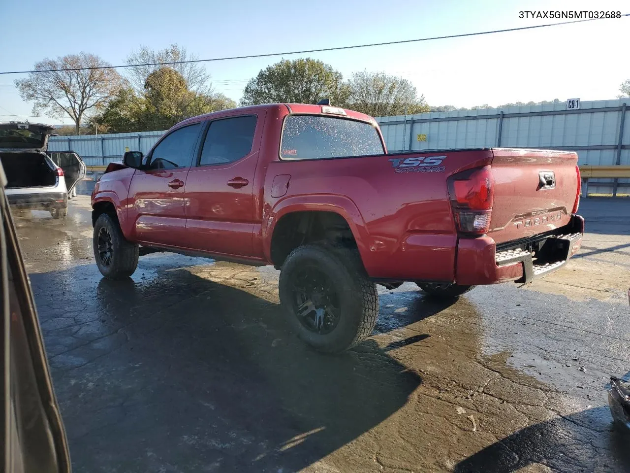 2021 Toyota Tacoma Double Cab VIN: 3TYAX5GN5MT032688 Lot: 76168004