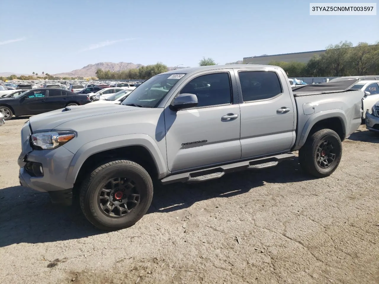 2021 Toyota Tacoma Double Cab VIN: 3TYAZ5CN0MT003597 Lot: 76585764