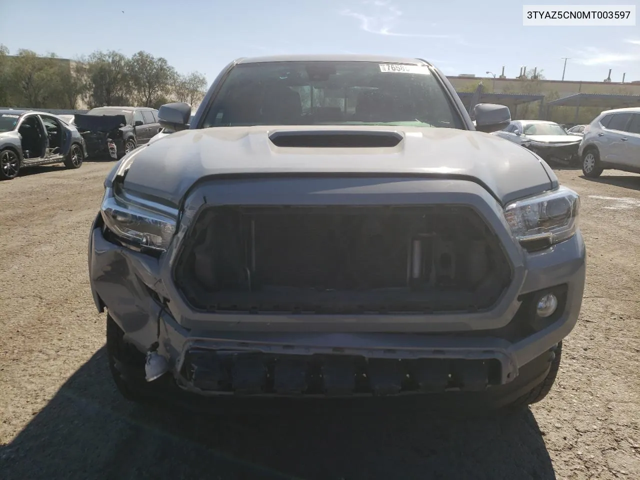 2021 Toyota Tacoma Double Cab VIN: 3TYAZ5CN0MT003597 Lot: 76585764