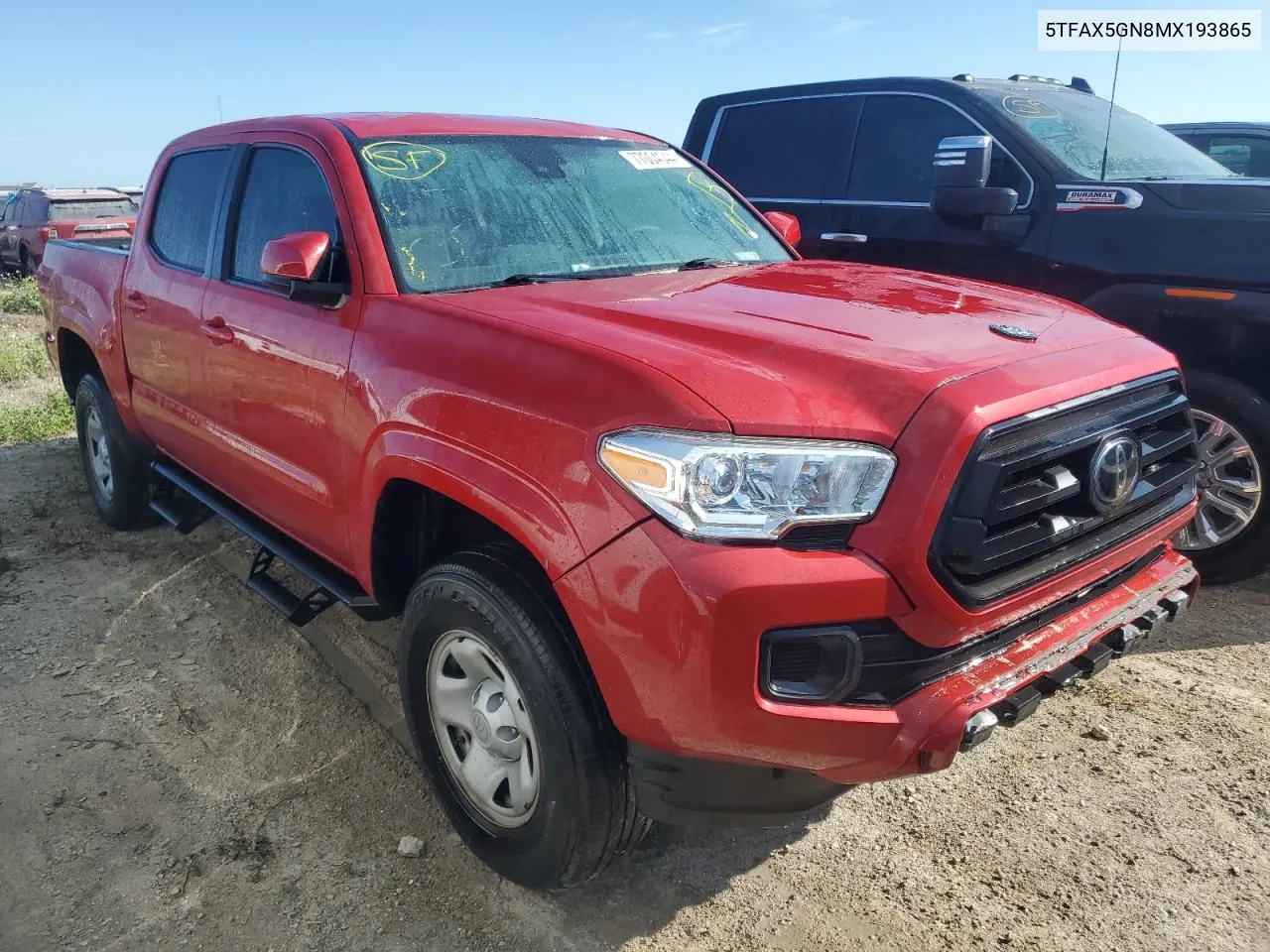 2021 Toyota Tacoma Double Cab VIN: 5TFAX5GN8MX193865 Lot: 77004044