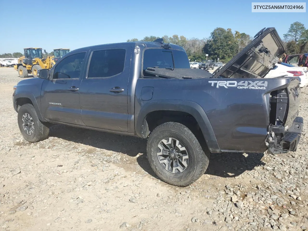 2021 Toyota Tacoma Double Cab VIN: 3TYCZ5AN6MT024966 Lot: 77128194