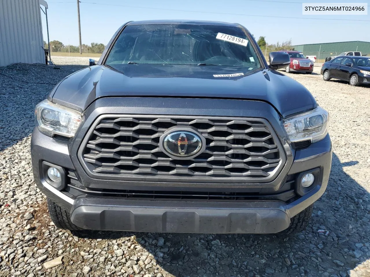 2021 Toyota Tacoma Double Cab VIN: 3TYCZ5AN6MT024966 Lot: 77128194