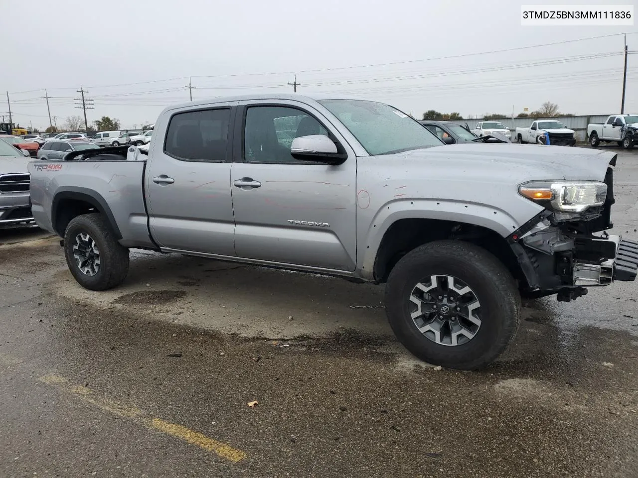 2021 Toyota Tacoma Double Cab VIN: 3TMDZ5BN3MM111836 Lot: 77361104