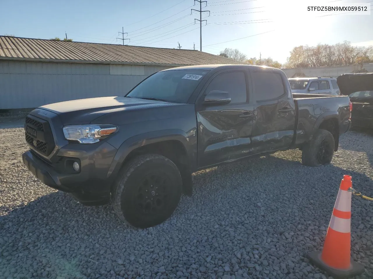 2021 Toyota Tacoma Double Cab VIN: 5TFDZ5BN9MX059512 Lot: 77391914