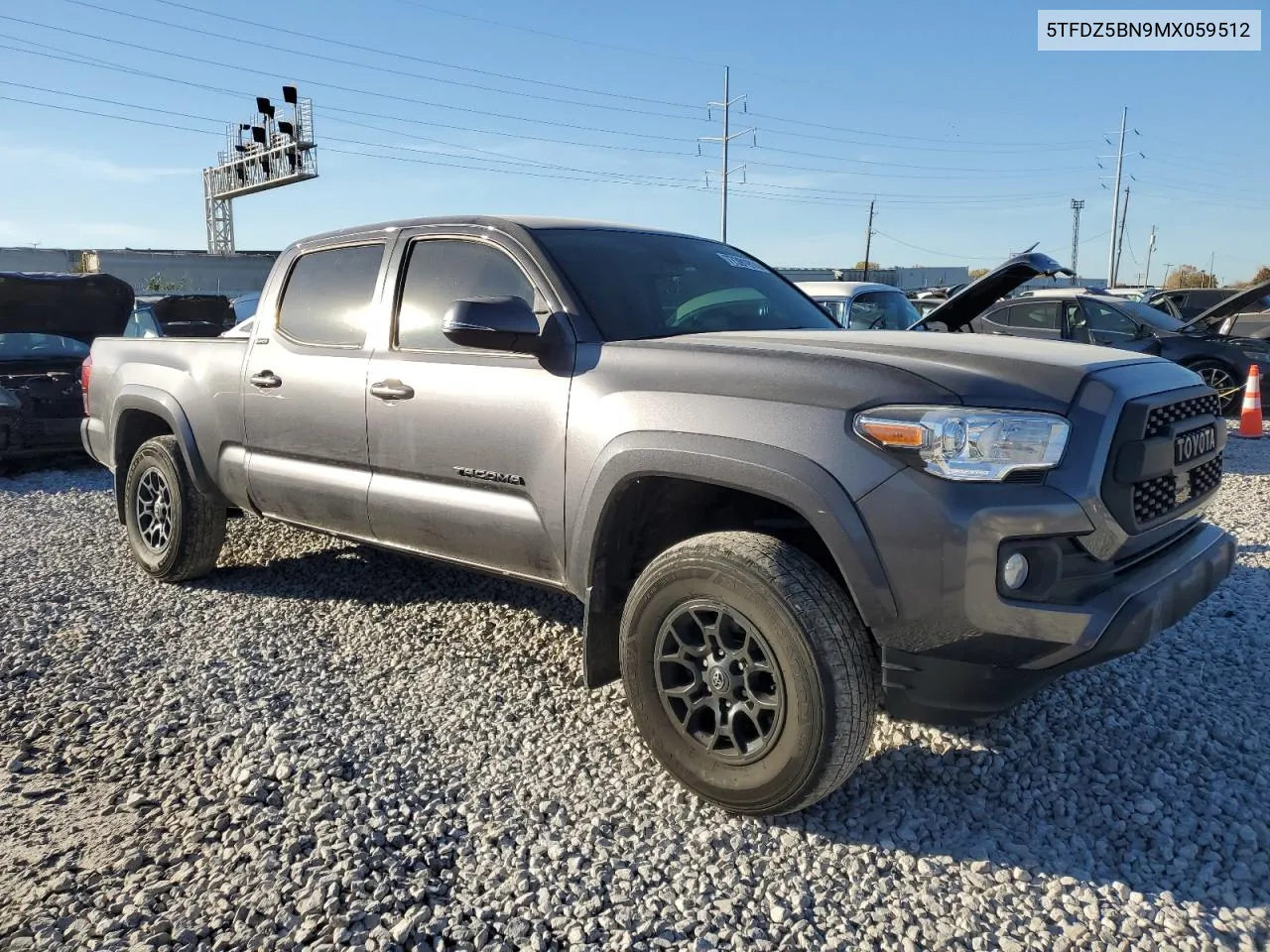 5TFDZ5BN9MX059512 2021 Toyota Tacoma Double Cab