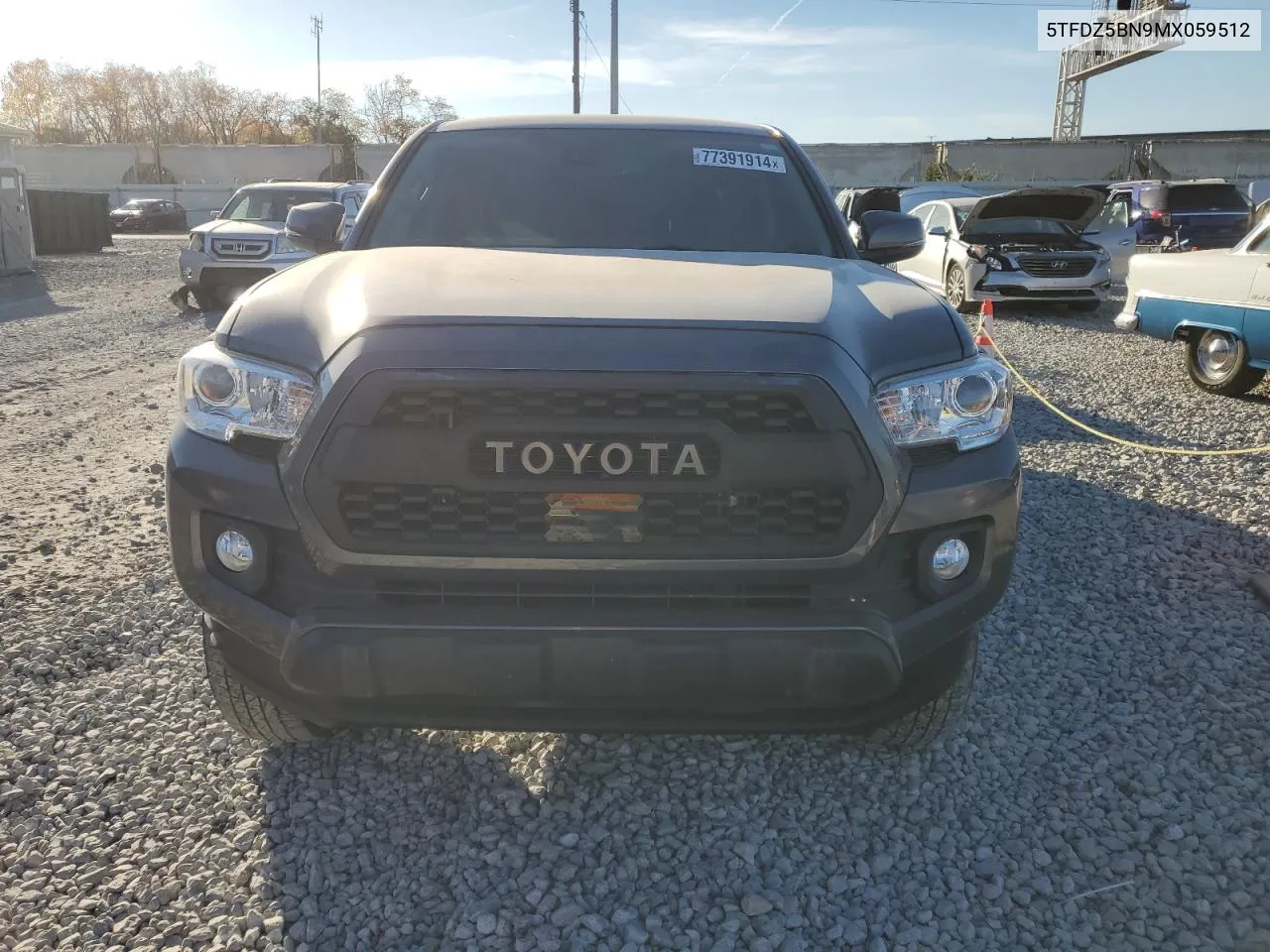 5TFDZ5BN9MX059512 2021 Toyota Tacoma Double Cab