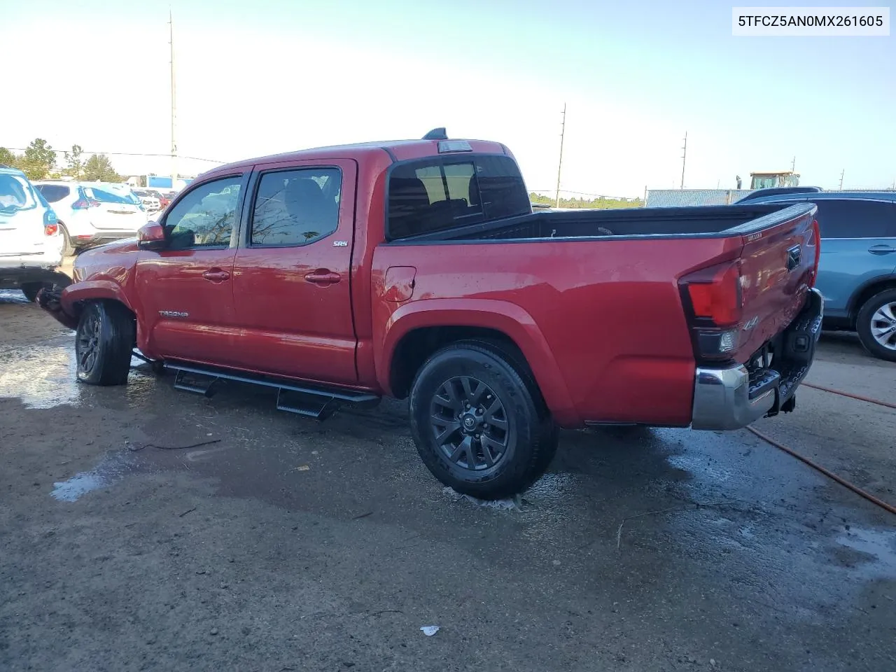 2021 Toyota Tacoma Double Cab VIN: 5TFCZ5AN0MX261605 Lot: 77420004