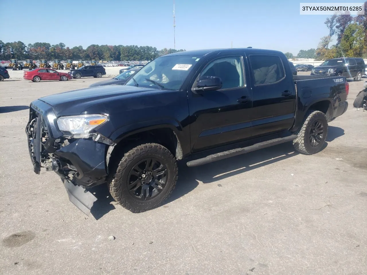 2021 Toyota Tacoma Double Cab VIN: 3TYAX5GN2MT016285 Lot: 77440834