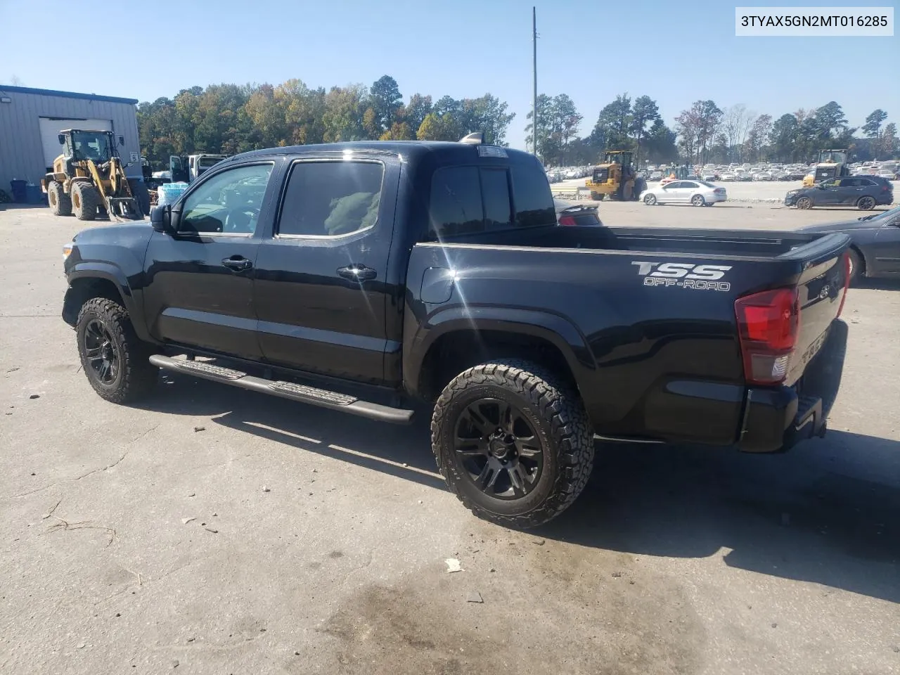 2021 Toyota Tacoma Double Cab VIN: 3TYAX5GN2MT016285 Lot: 77440834