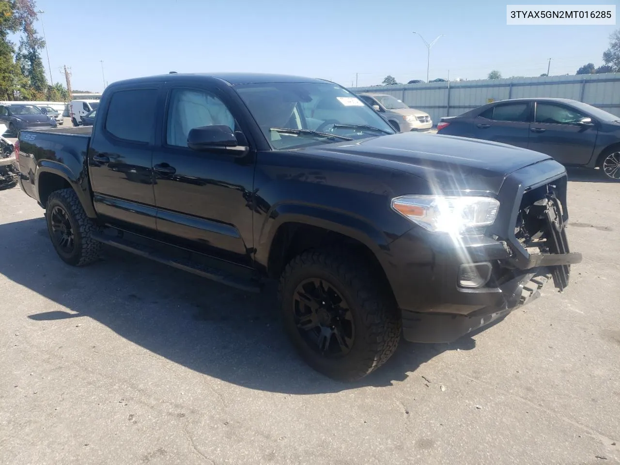 2021 Toyota Tacoma Double Cab VIN: 3TYAX5GN2MT016285 Lot: 77440834