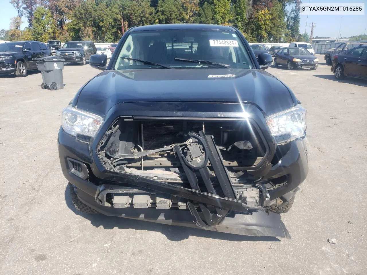 2021 Toyota Tacoma Double Cab VIN: 3TYAX5GN2MT016285 Lot: 77440834