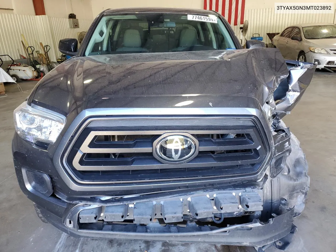 2021 Toyota Tacoma Double Cab VIN: 3TYAX5GN3MT023892 Lot: 77461594