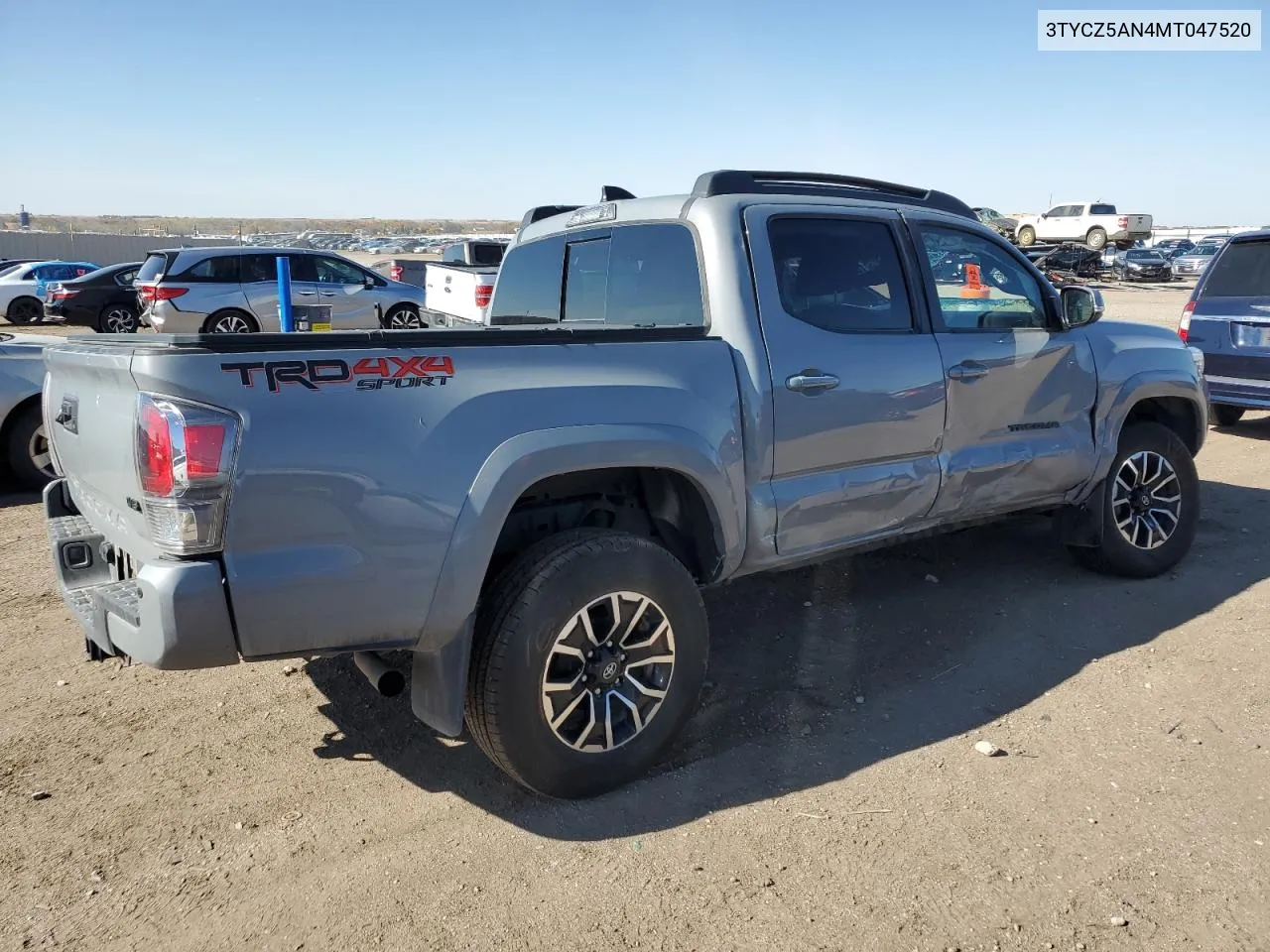 2021 Toyota Tacoma Double Cab VIN: 3TYCZ5AN4MT047520 Lot: 77682184