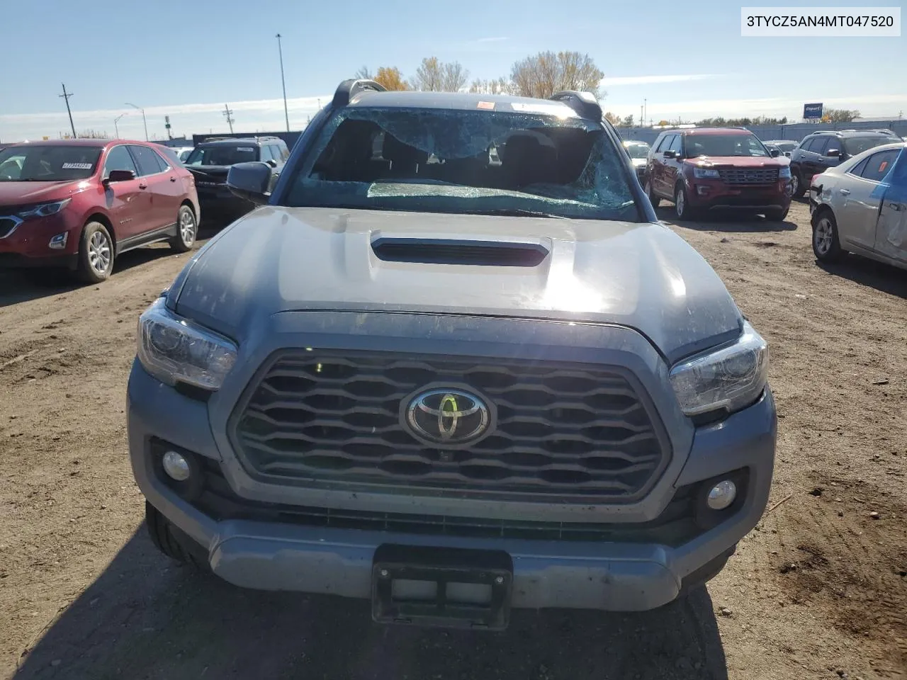 2021 Toyota Tacoma Double Cab VIN: 3TYCZ5AN4MT047520 Lot: 77682184