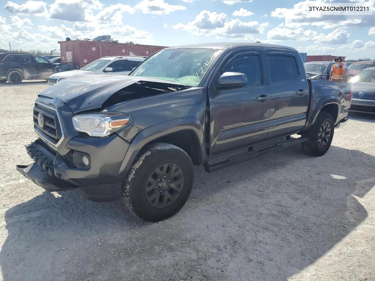 2021 Toyota Tacoma Double Cab VIN: 3TYAZ5CN8MT012211 Lot: 77746894