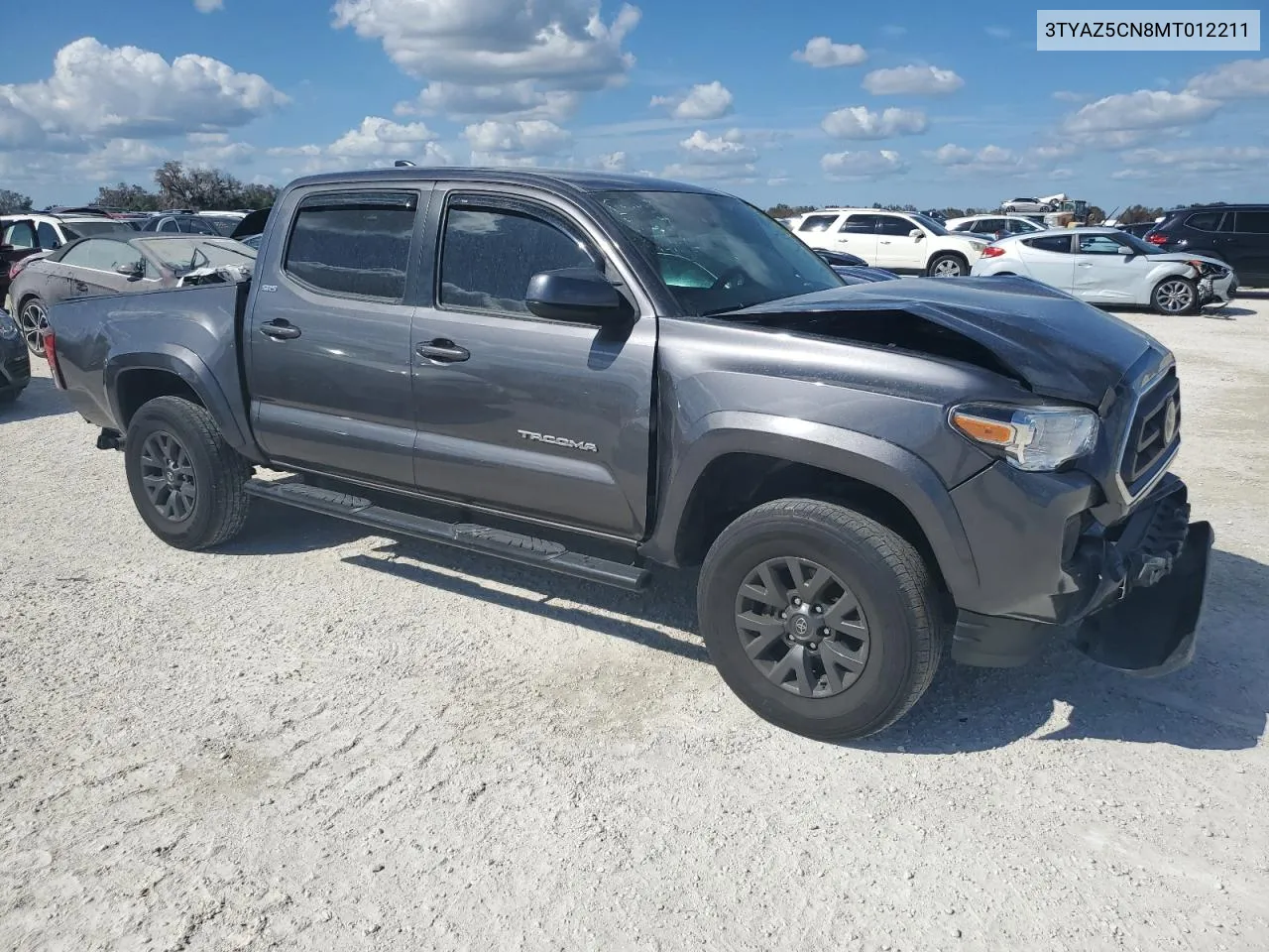 2021 Toyota Tacoma Double Cab VIN: 3TYAZ5CN8MT012211 Lot: 77746894