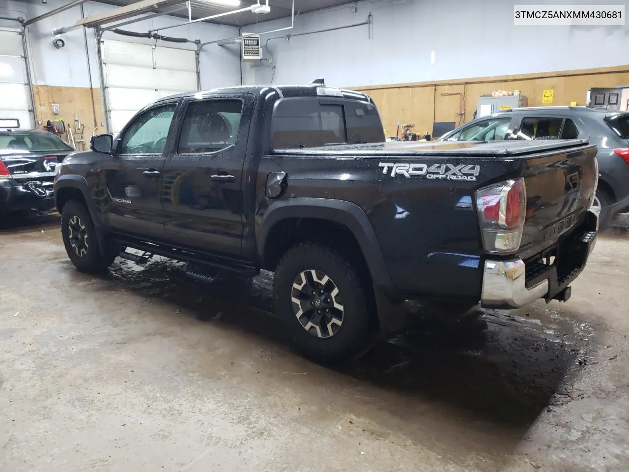 3TMCZ5ANXMM430681 2021 Toyota Tacoma Double Cab