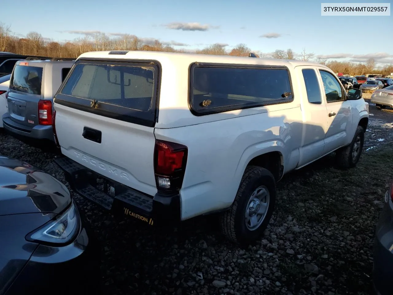 2021 Toyota Tacoma Access Cab VIN: 3TYRX5GN4MT029557 Lot: 78157584