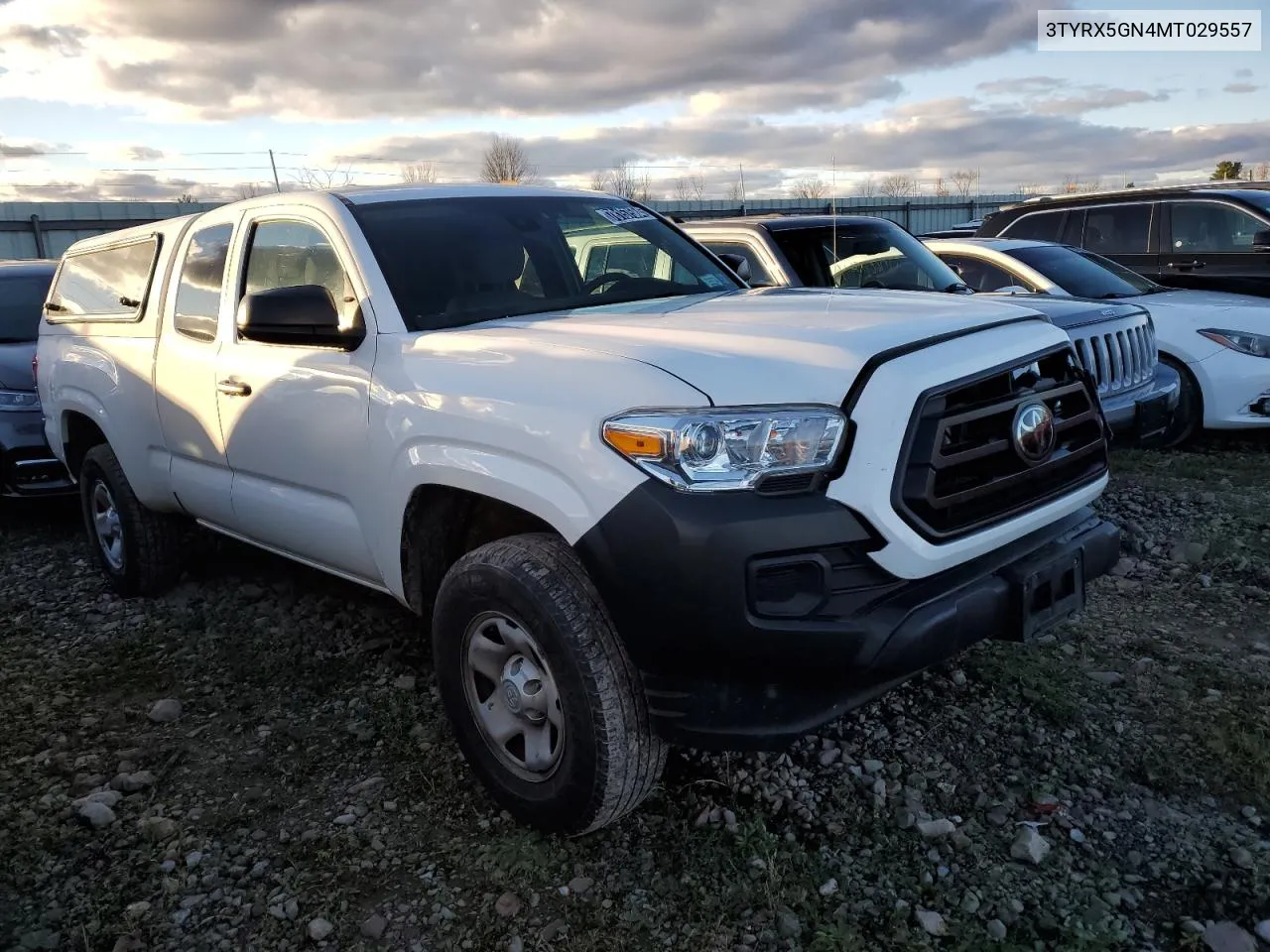 2021 Toyota Tacoma Access Cab VIN: 3TYRX5GN4MT029557 Lot: 78157584