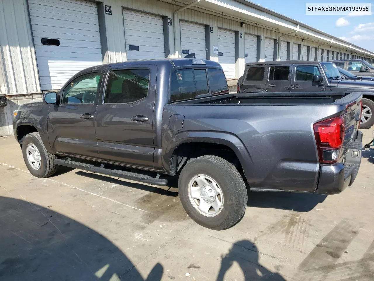 2021 Toyota Tacoma Double Cab VIN: 5TFAX5GN0MX193956 Lot: 78279214