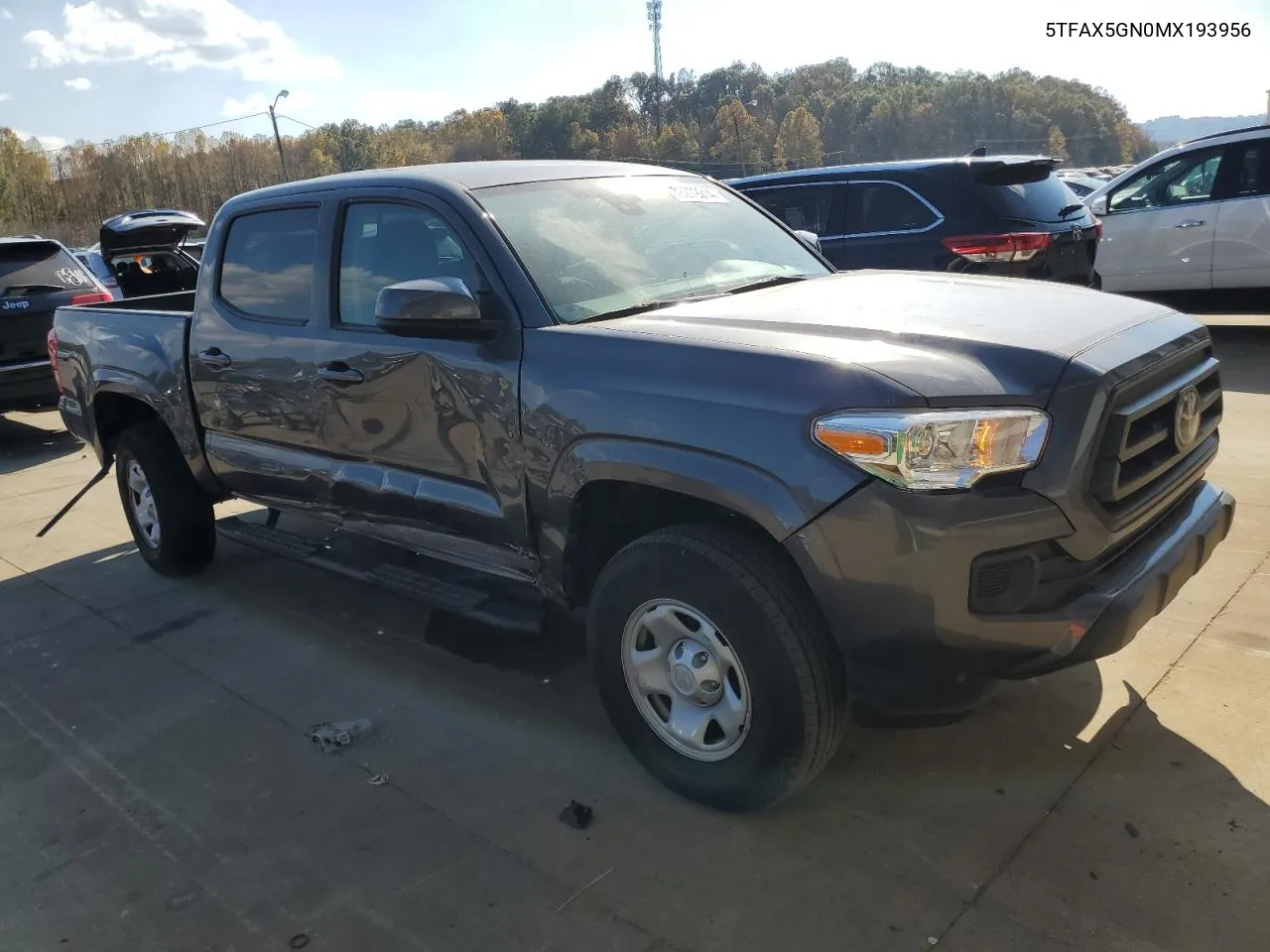 2021 Toyota Tacoma Double Cab VIN: 5TFAX5GN0MX193956 Lot: 78279214