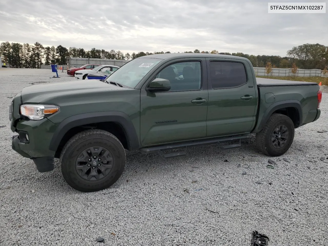 2021 Toyota Tacoma Double Cab VIN: 5TFAZ5CN1MX102287 Lot: 78806834