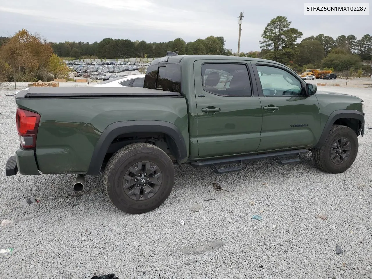 2021 Toyota Tacoma Double Cab VIN: 5TFAZ5CN1MX102287 Lot: 78806834