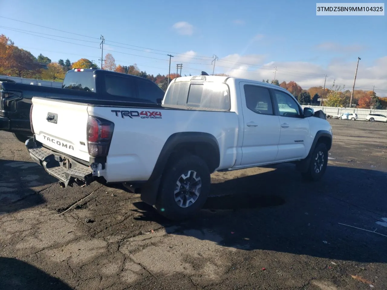 2021 Toyota Tacoma Double Cab VIN: 3TMDZ5BN9MM104325 Lot: 78948824