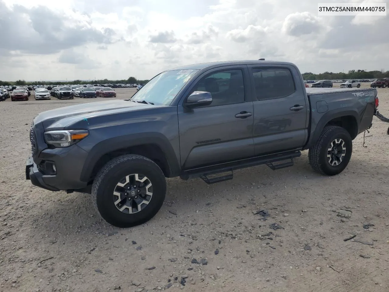 2021 Toyota Tacoma Double Cab VIN: 3TMCZ5AN8MM440755 Lot: 79126374