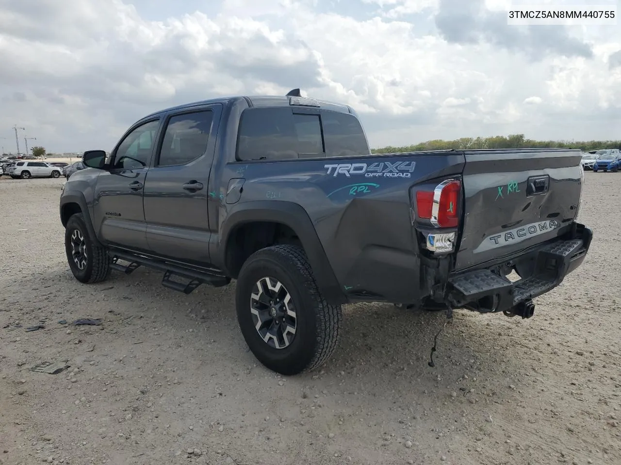 2021 Toyota Tacoma Double Cab VIN: 3TMCZ5AN8MM440755 Lot: 79126374