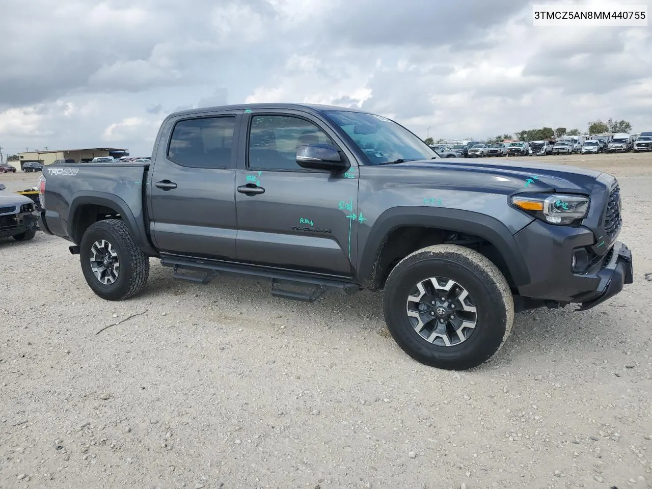 2021 Toyota Tacoma Double Cab VIN: 3TMCZ5AN8MM440755 Lot: 79126374