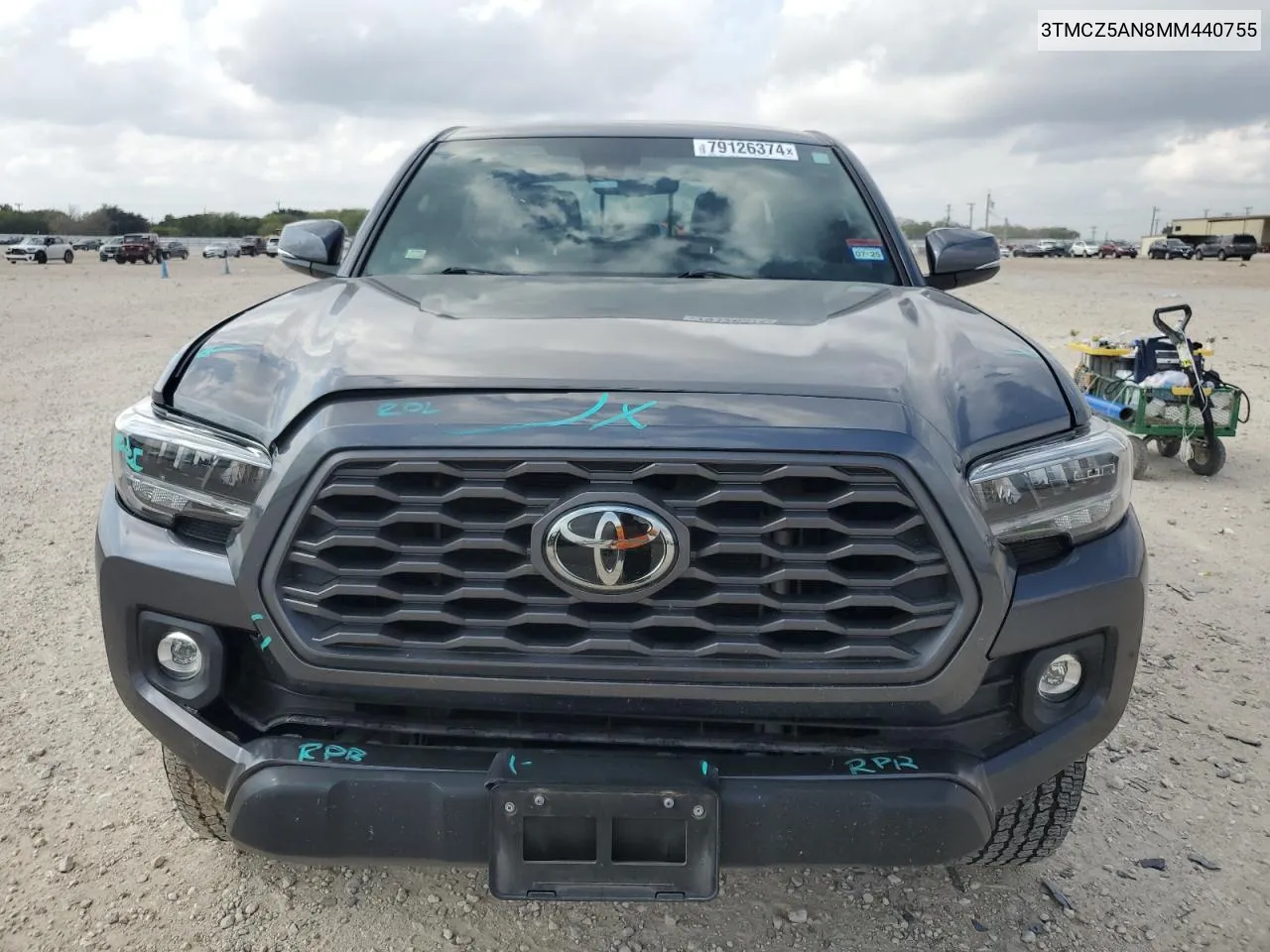 2021 Toyota Tacoma Double Cab VIN: 3TMCZ5AN8MM440755 Lot: 79126374