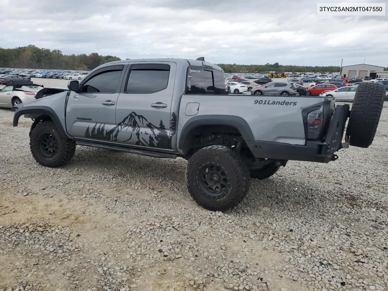 2021 Toyota Tacoma Double Cab VIN: 3TYCZ5AN2MT047550 Lot: 79240584