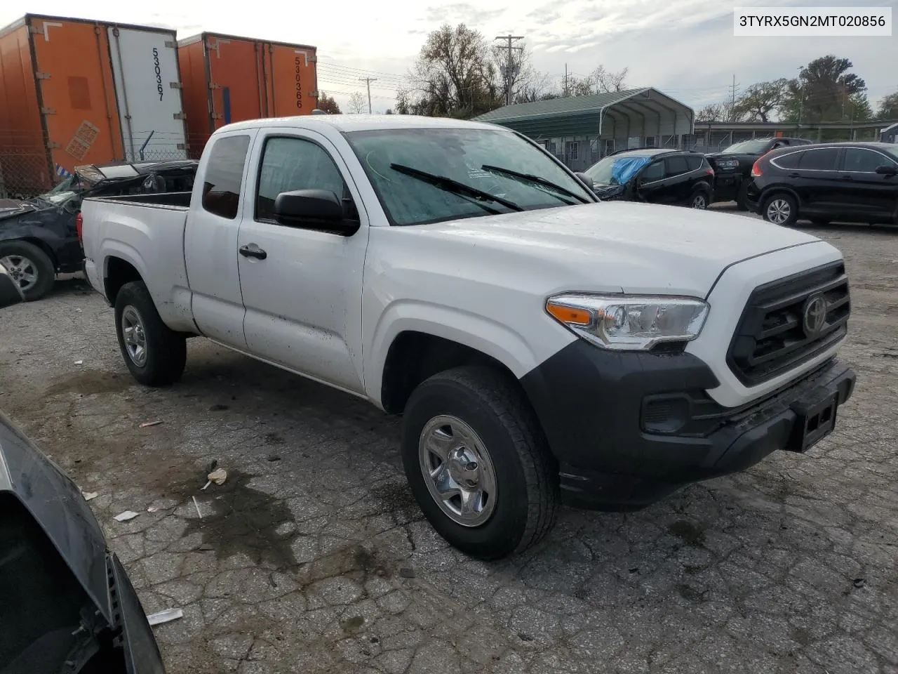 2021 Toyota Tacoma Access Cab VIN: 3TYRX5GN2MT020856 Lot: 79896084