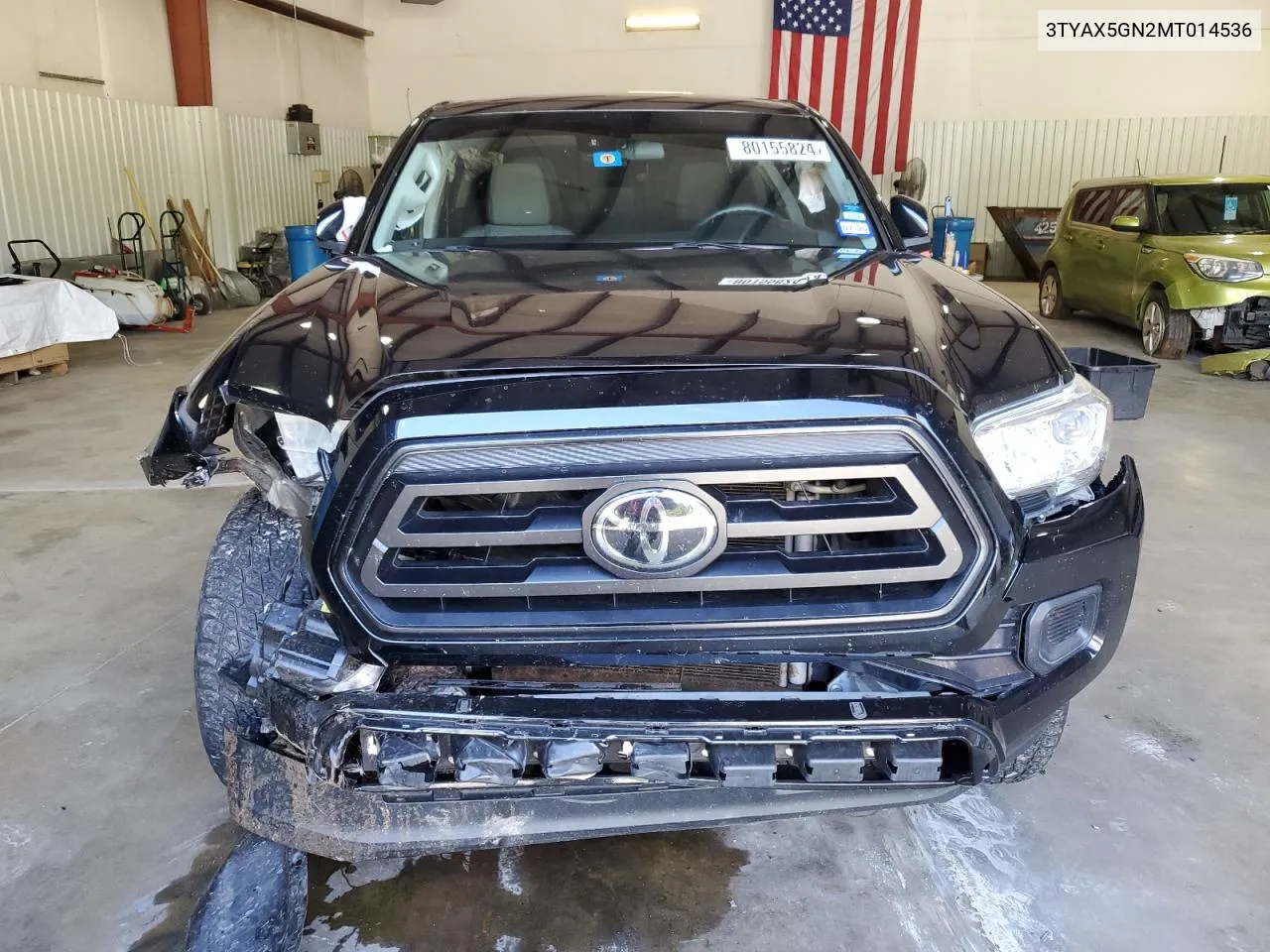 2021 Toyota Tacoma Double Cab VIN: 3TYAX5GN2MT014536 Lot: 80155824