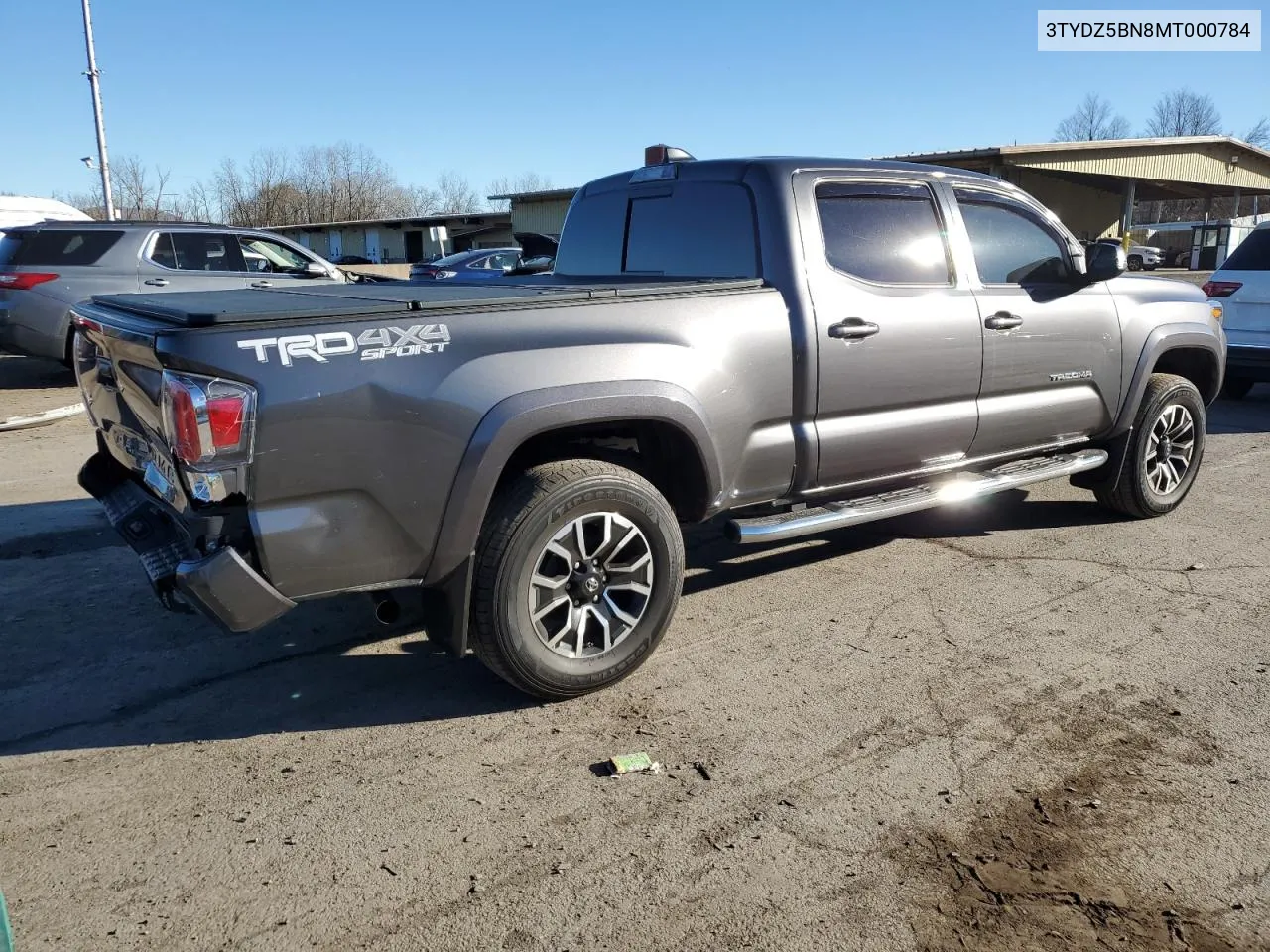 2021 Toyota Tacoma Double Cab VIN: 3TYDZ5BN8MT000784 Lot: 80263204