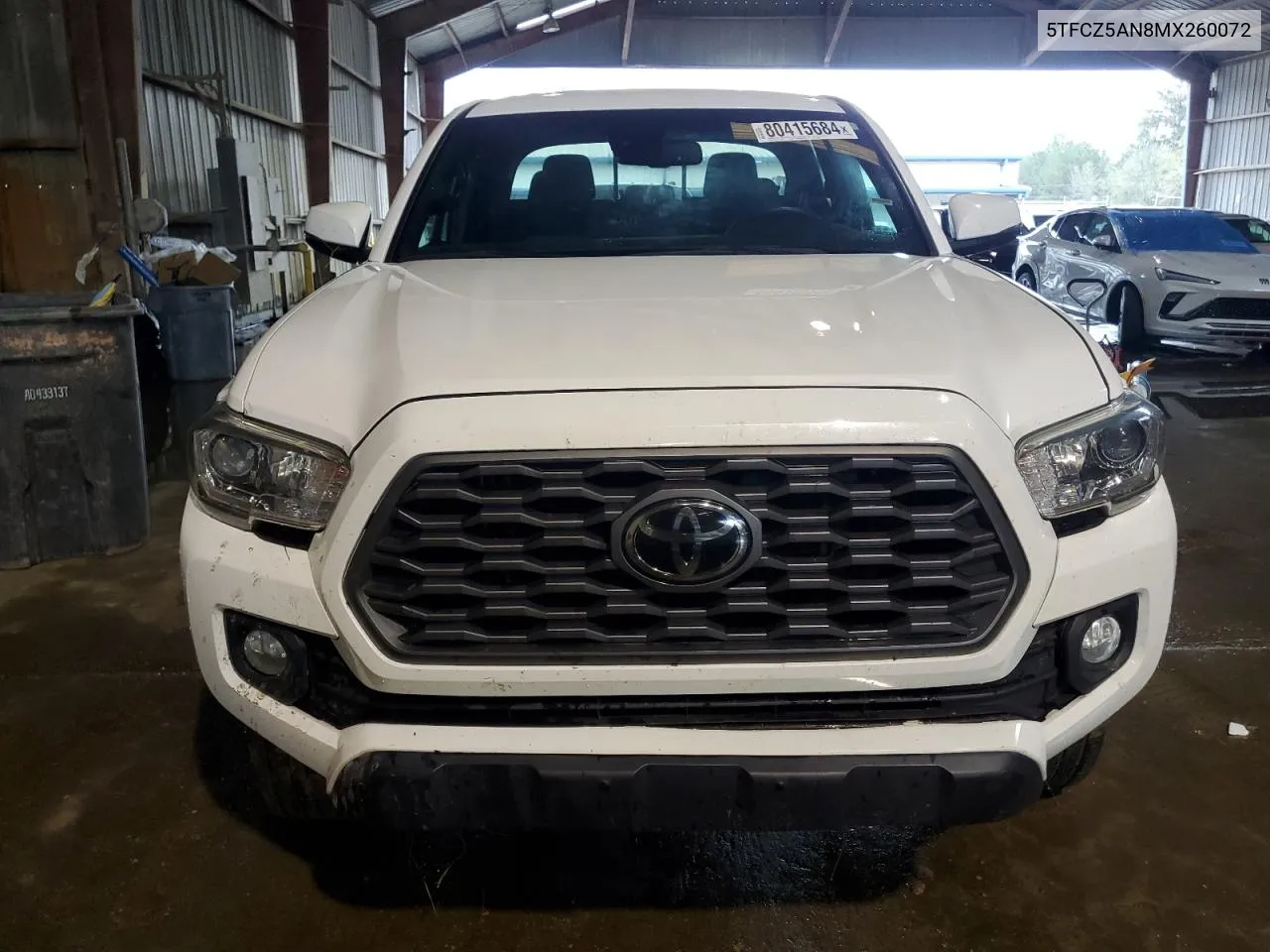 2021 Toyota Tacoma Double Cab VIN: 5TFCZ5AN8MX260072 Lot: 80415684