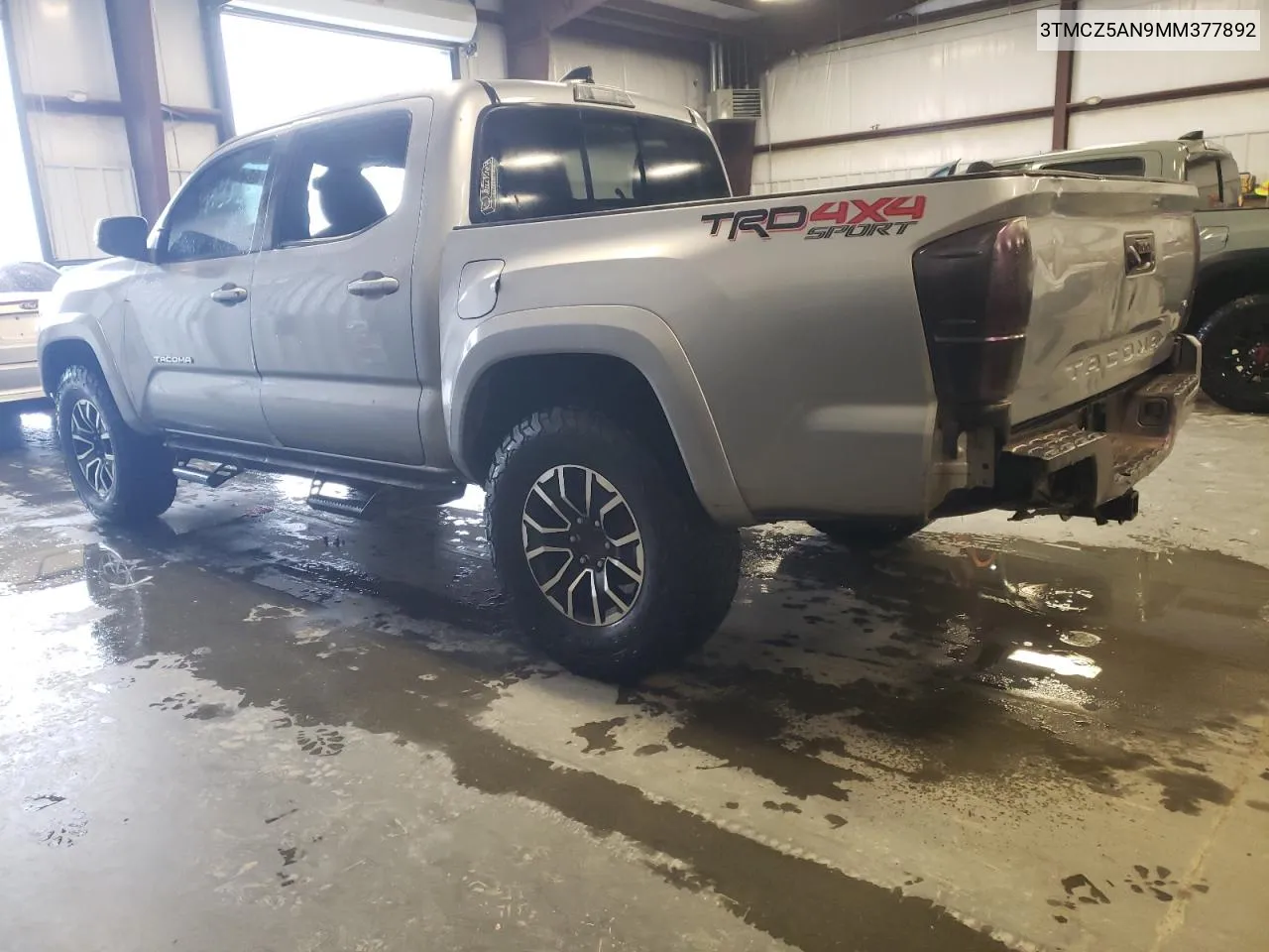 2021 Toyota Tacoma Double Cab VIN: 3TMCZ5AN9MM377892 Lot: 80643904