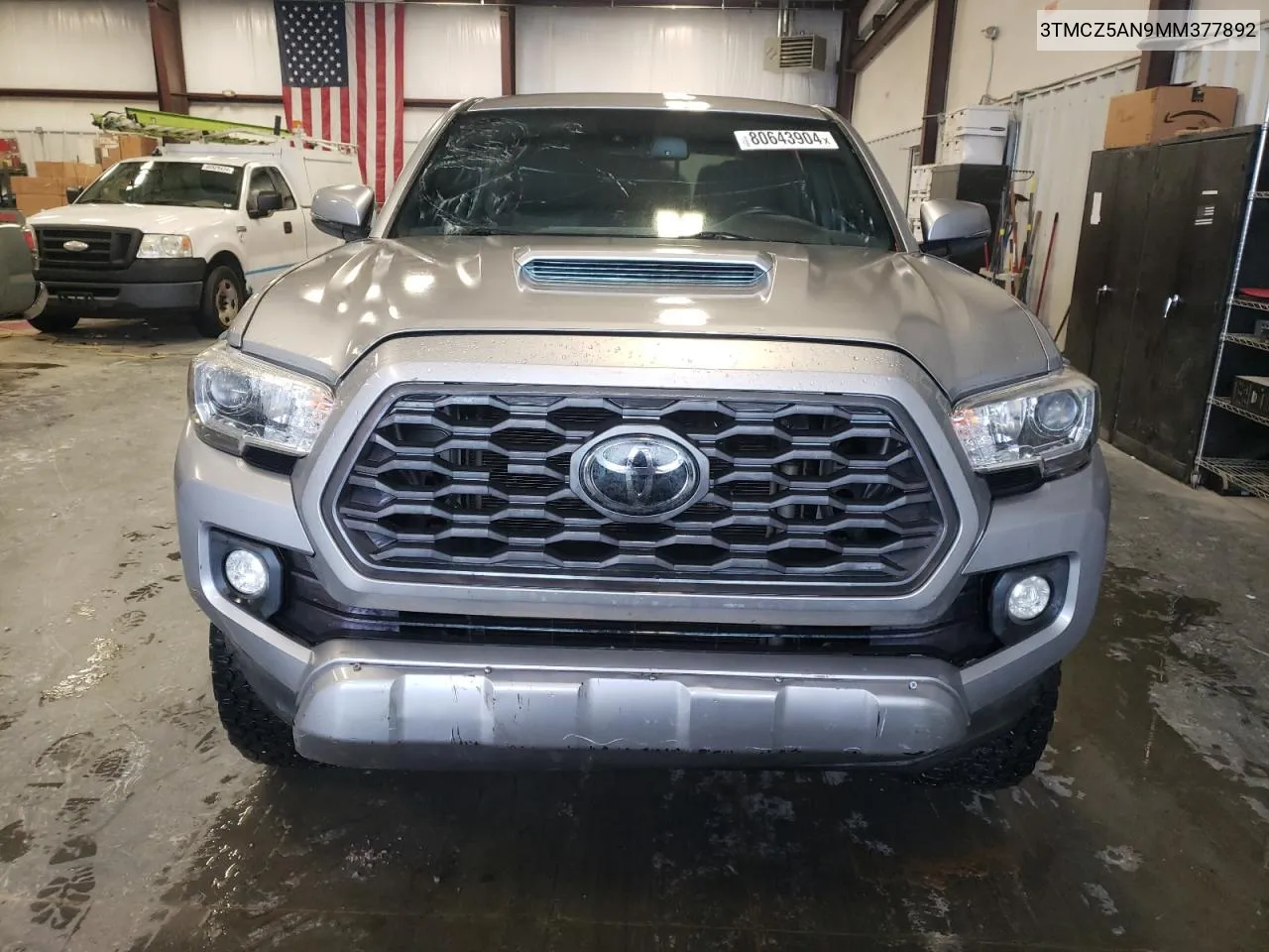 2021 Toyota Tacoma Double Cab VIN: 3TMCZ5AN9MM377892 Lot: 80643904