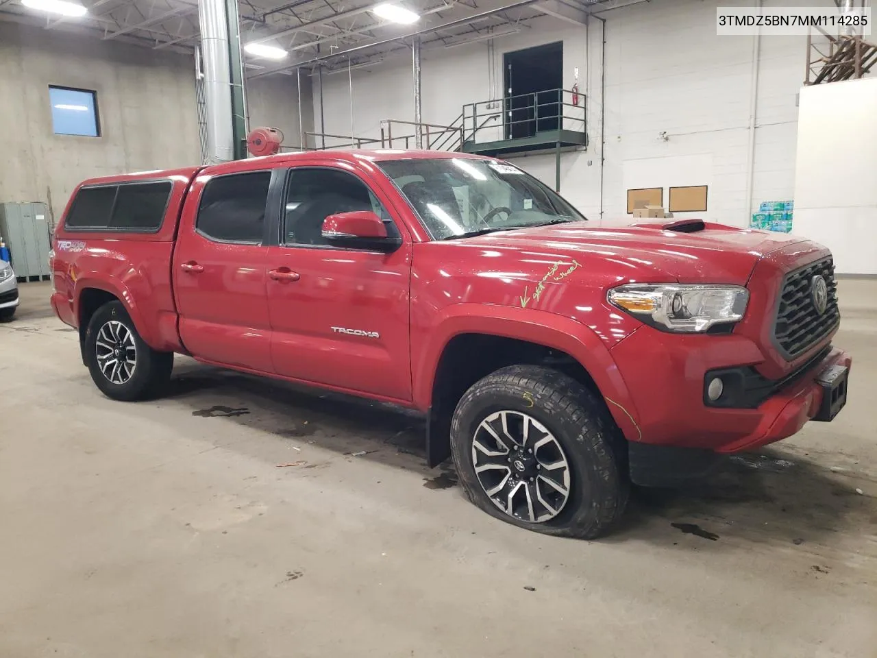 2021 Toyota Tacoma Double Cab VIN: 3TMDZ5BN7MM114285 Lot: 81048414