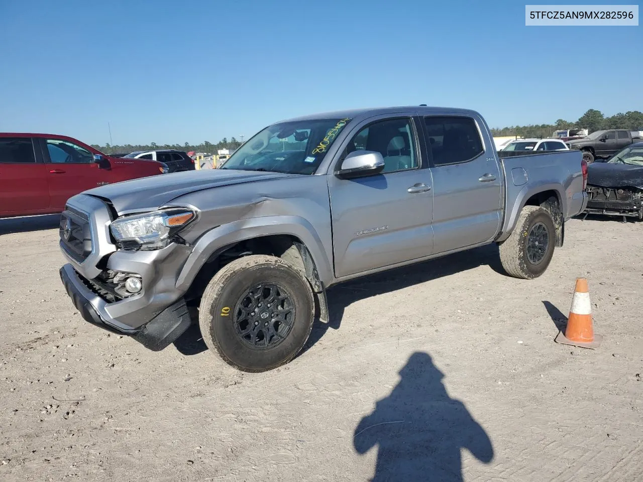 2021 Toyota Tacoma Double Cab VIN: 5TFCZ5AN9MX282596 Lot: 81055404