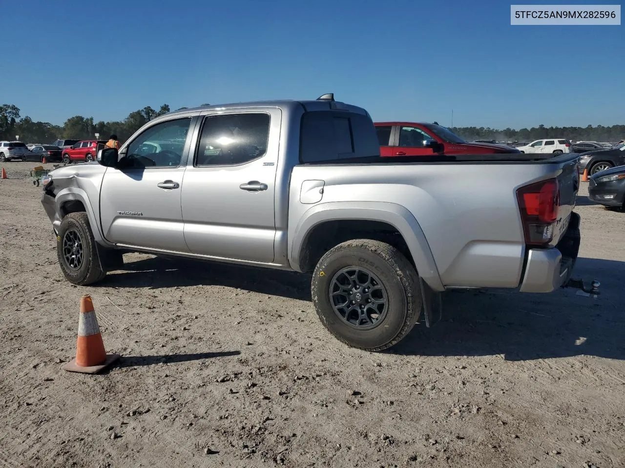 2021 Toyota Tacoma Double Cab VIN: 5TFCZ5AN9MX282596 Lot: 81055404