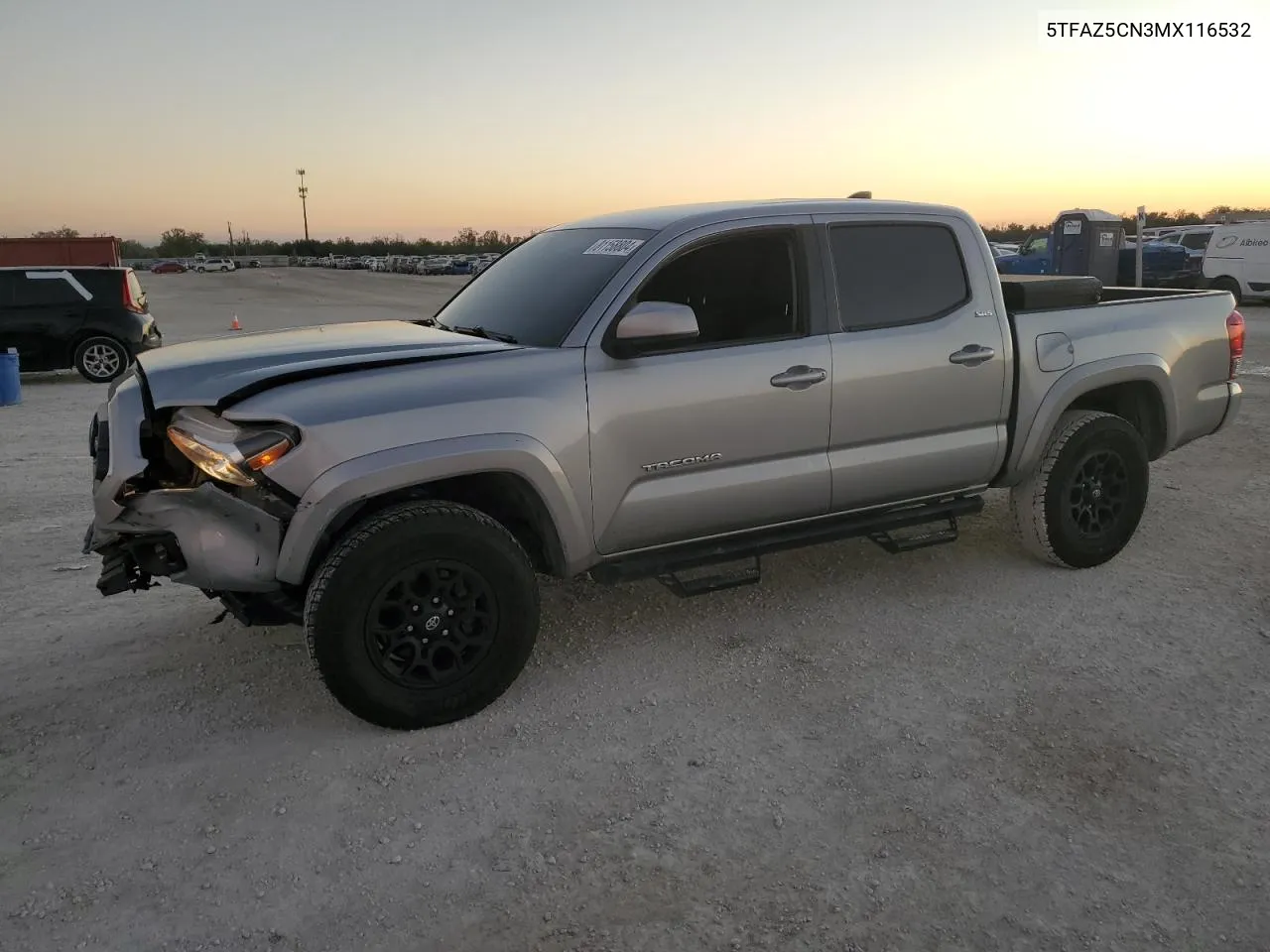 2021 Toyota Tacoma Double Cab VIN: 5TFAZ5CN3MX116532 Lot: 81158804