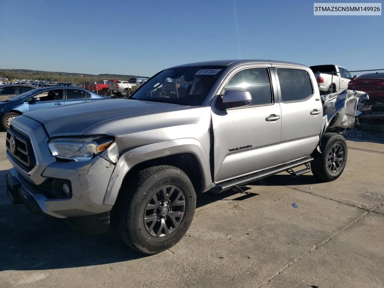 2021 Toyota Tacoma Double Cab VIN: 3TMAZ5CN5MM149926 Lot: 81187054