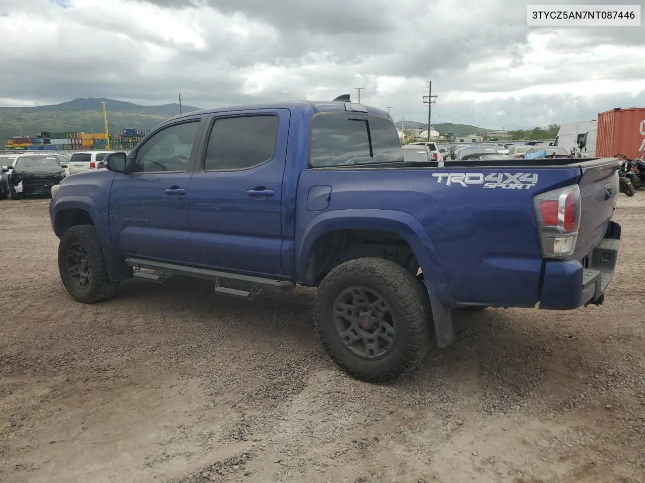 2022 Toyota Tacoma Double Cab VIN: 3TYCZ5AN7NT087446 Lot: 50736814